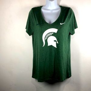 Nike Michigan State Spartans green tee size medium